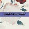 合租房方便养什么宠物