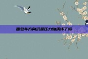 面包车方向沉是压力轴承坏了吗