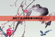 狗打了狂犬疫苗要注意什么