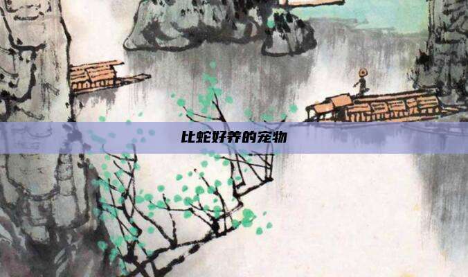 比蛇好养的宠物
